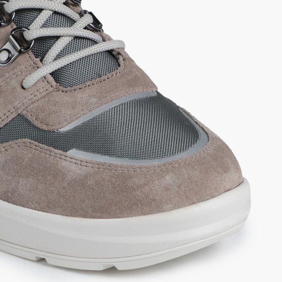 Michael Kors Men Lace Up Combat Boots Asher Boot Size US 10.5M Mushroom Suede - Picture 5 of 5